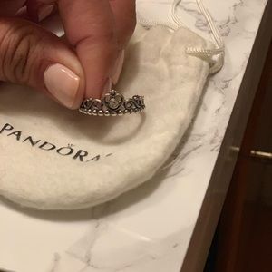 PANDORA Princess Tiara Crown Ring